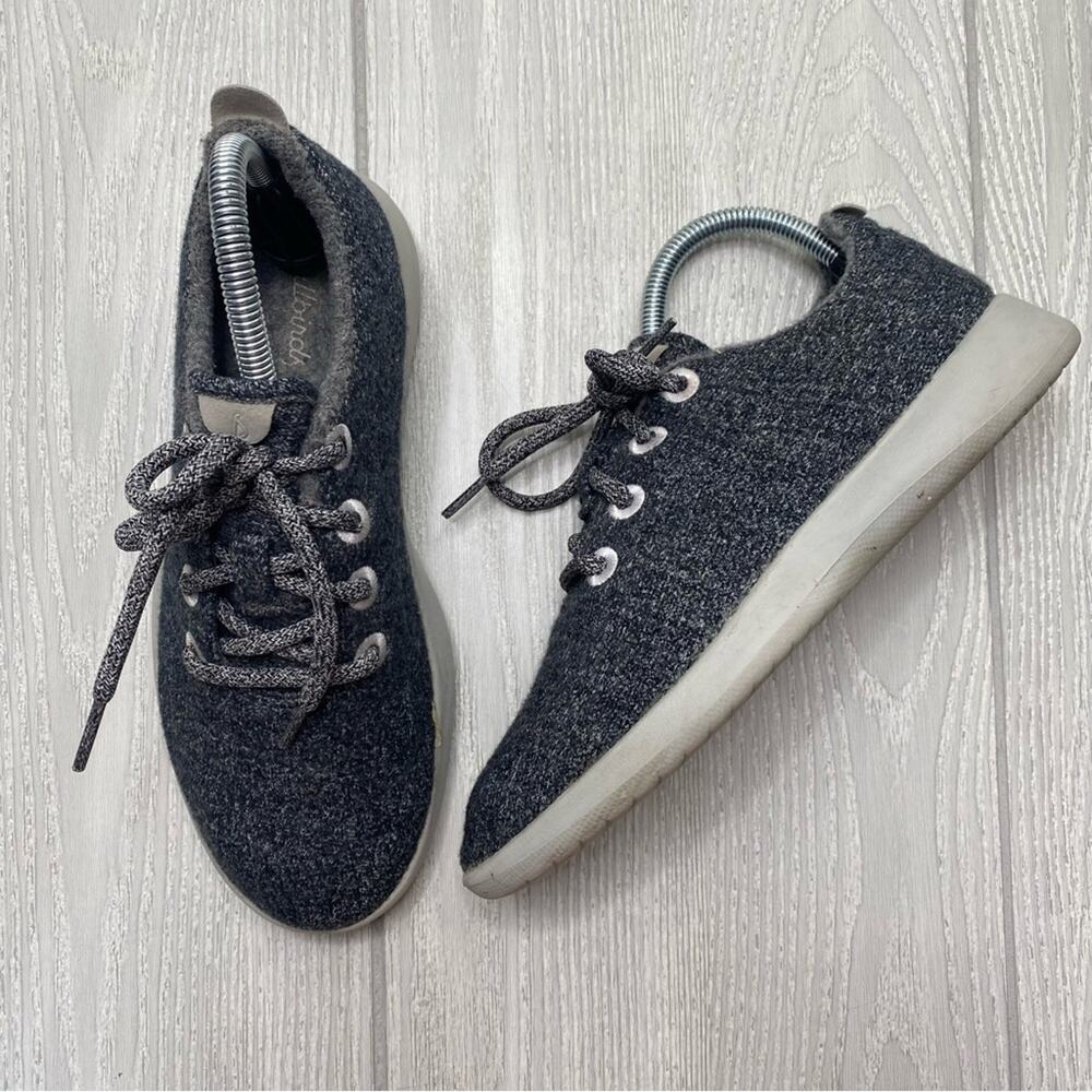 Allbirds Women's Heather Gray Wool Runner Sneakers Size 8